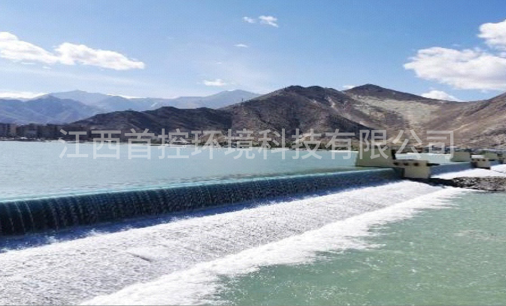 Air shield dam project of Lhasa River regime control in Xizang