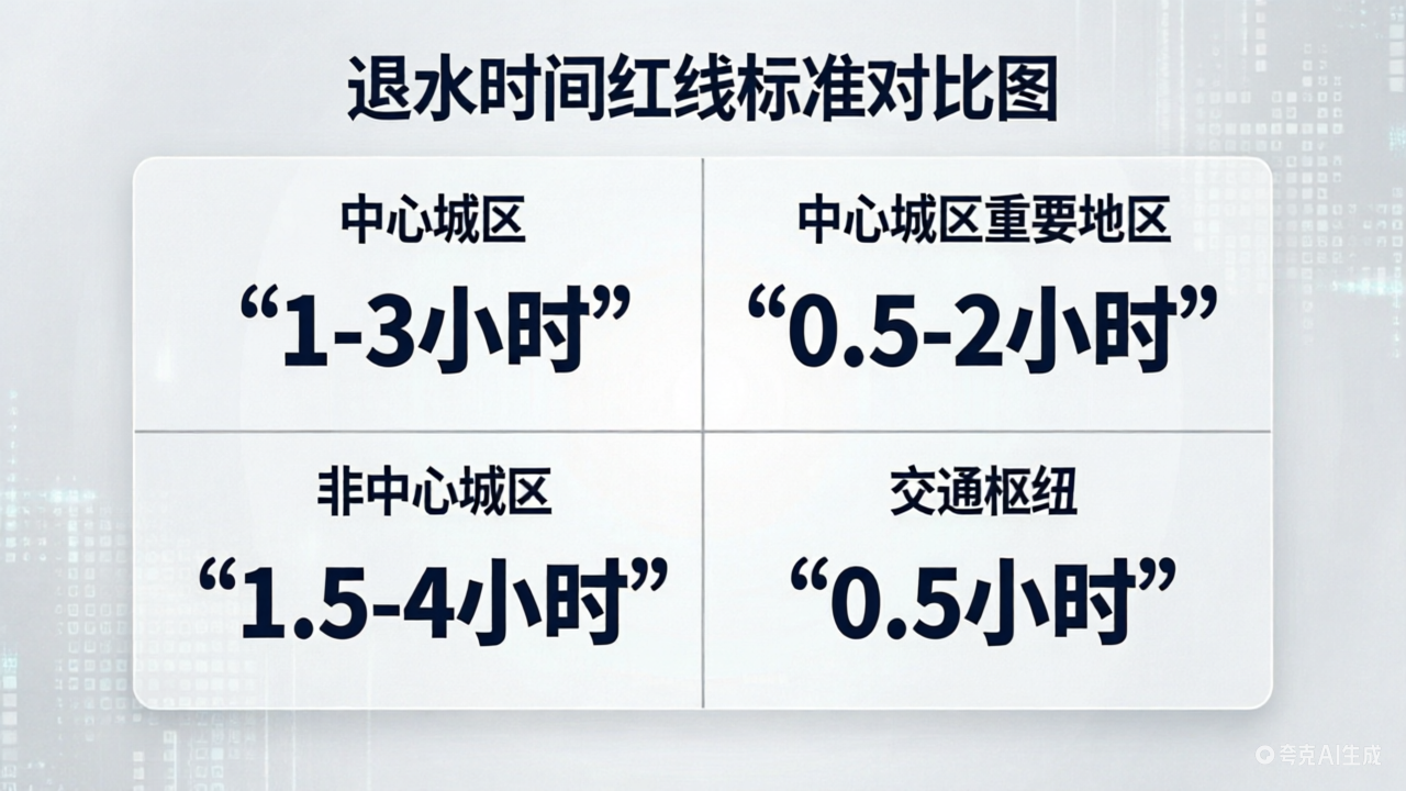 城市内涝的判定标准与预警分级
