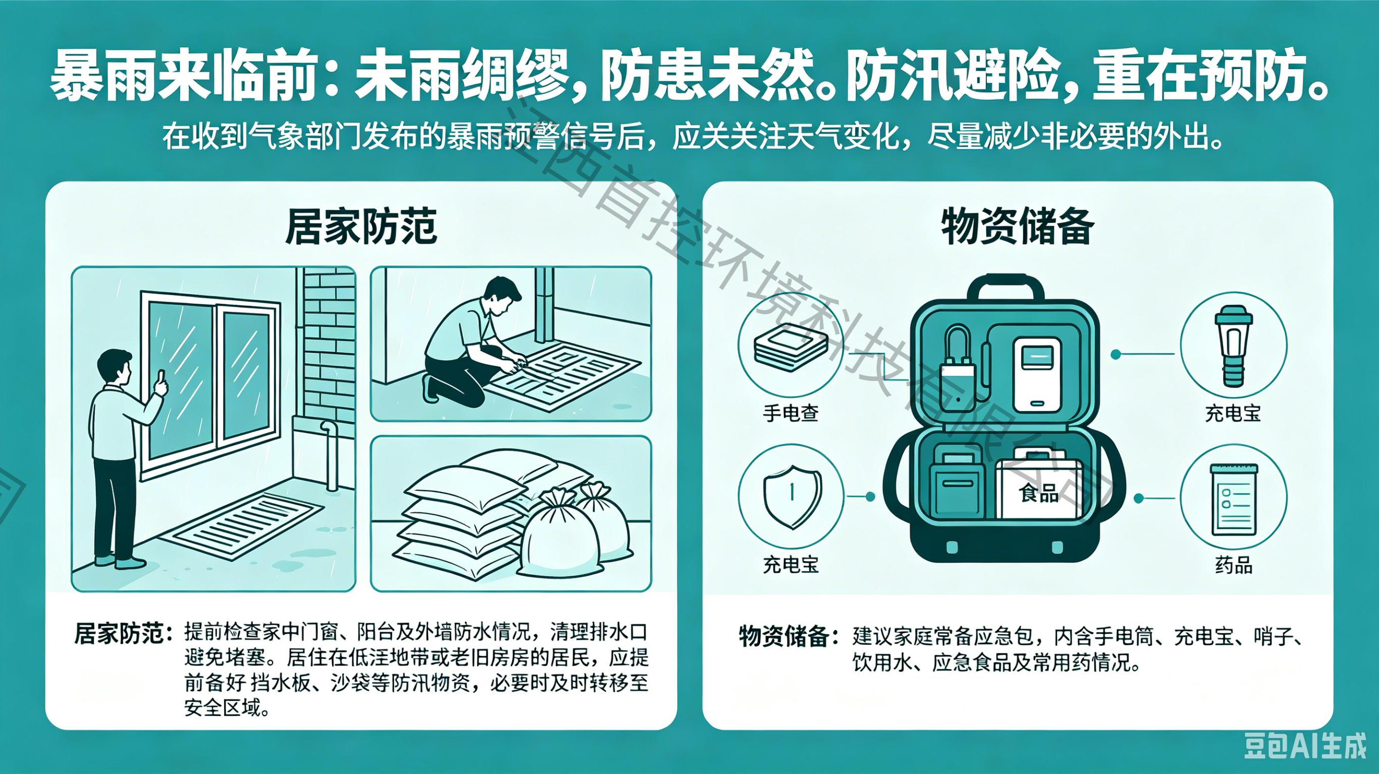 暴雨来袭，如何自救？这份汛期安全避险指南请查收！