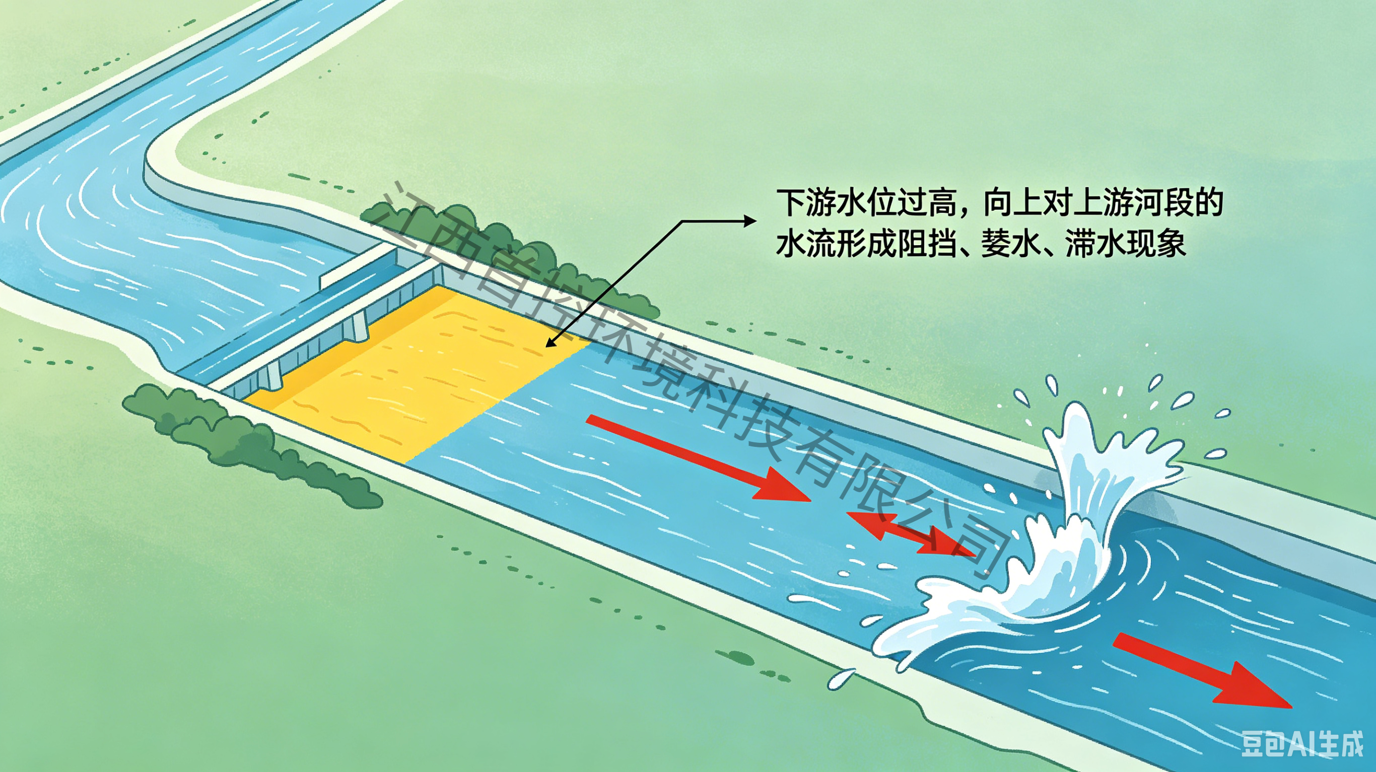 为什么雨停了水还不退？一文看懂平原洪水的“幕后推手”——河道顶托